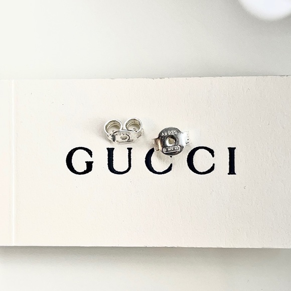 Authentic GUCCI STUD EARRINGS - Picture 11 of 12